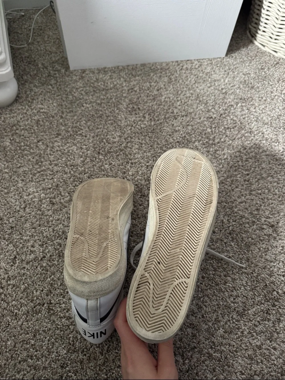 Nike White High-Top Sneakers - Picture 4 of 4